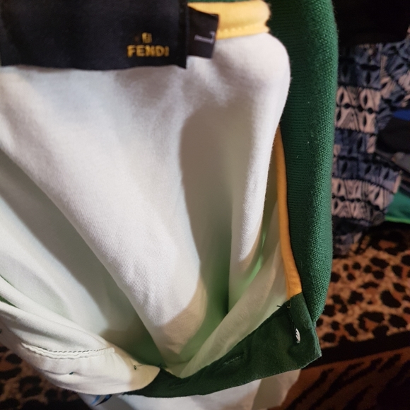 Vintage fendi polo shirt, signature logo - Picture 4 of 8